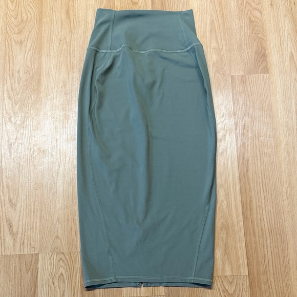 lululemon athletica Dresses & Skirts - lululemon athletica Olive Green Pencil Skirt
